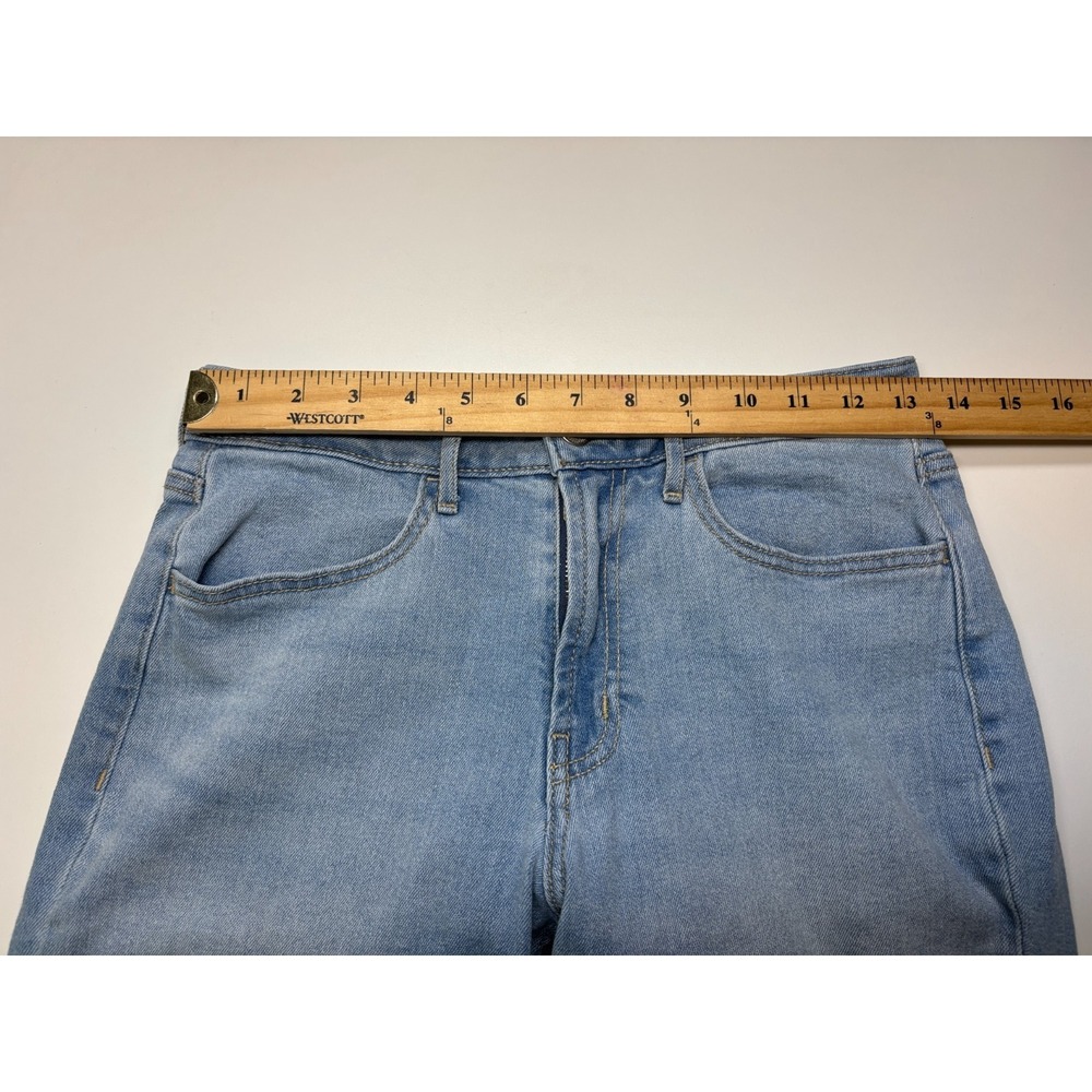 Old Navy Wow Wide Leg Jeans High Rise Size 4 Light Wash Boho Baggy Y2K 27x30 - Picture 3 of 6